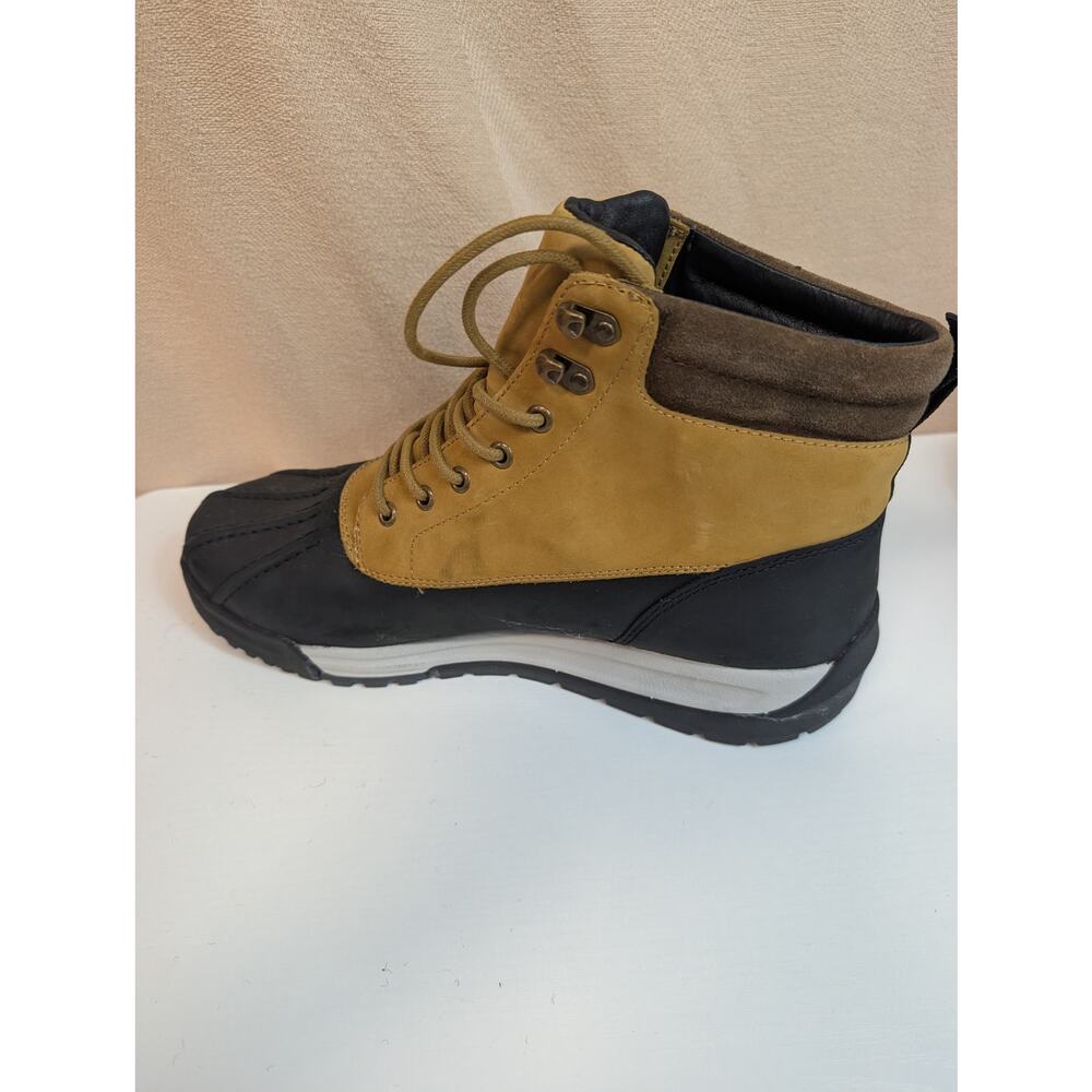 Huckberry All-Weather Waterproof Duckboot 11.5 Brown Leather & Rubber (1172) - Picture 6 of 10
